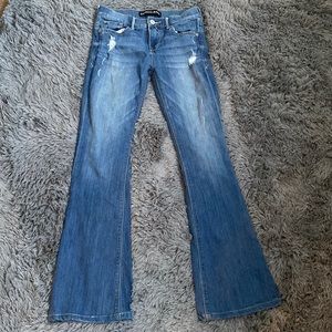 Express medium-dark wash boot cut 2